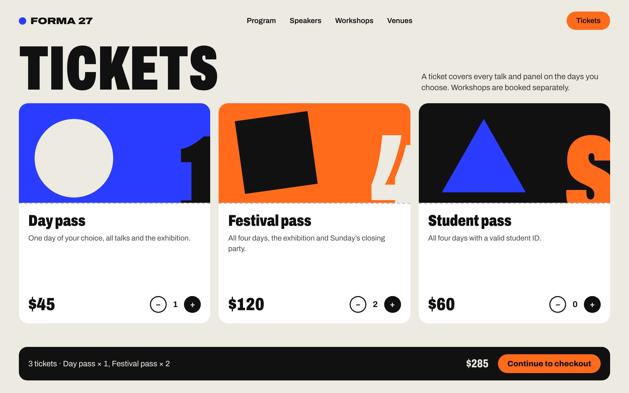 Forma: Design festival website (3)