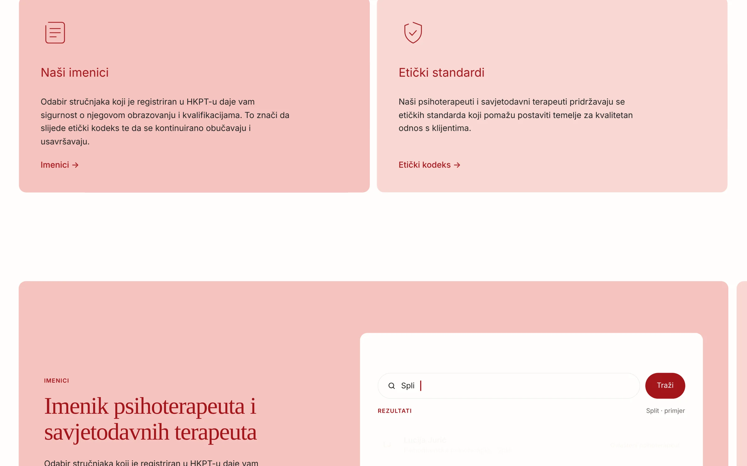 HKPT: Website redesign for the Croatian Chamber of Psychotherapists (5)