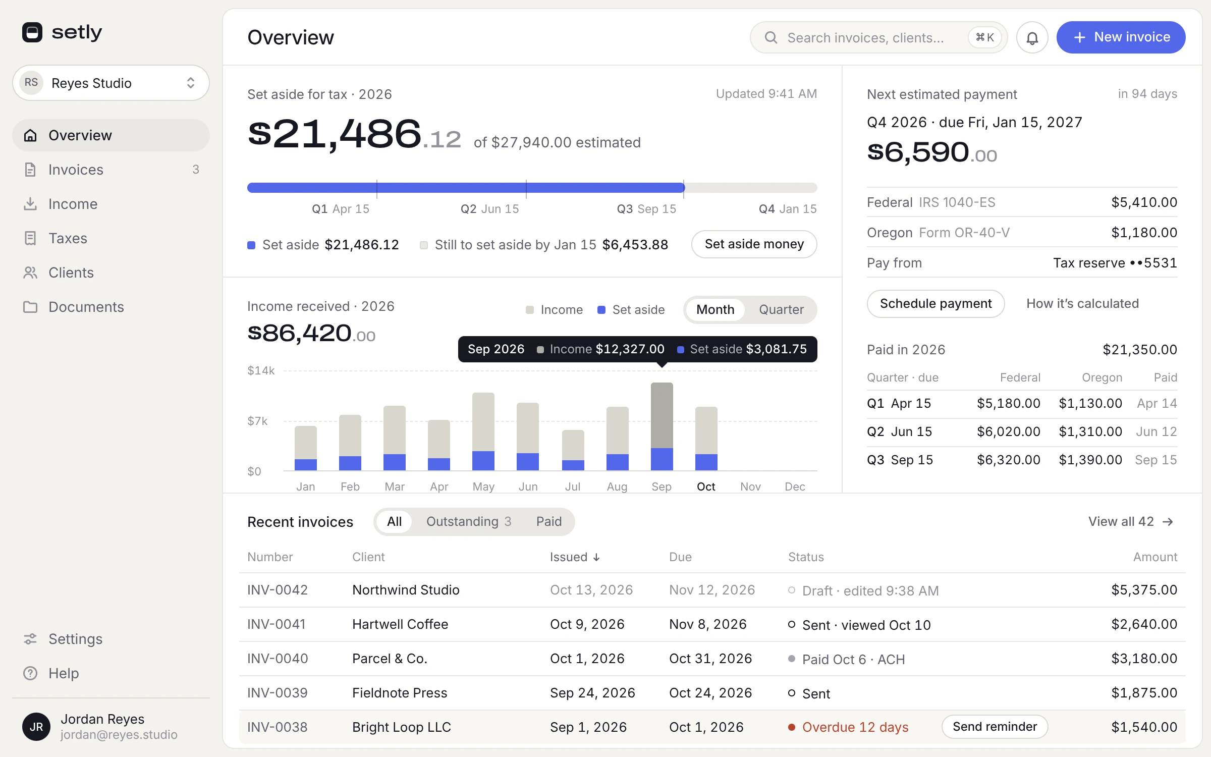 Setly: Money app for US freelancers (1)
