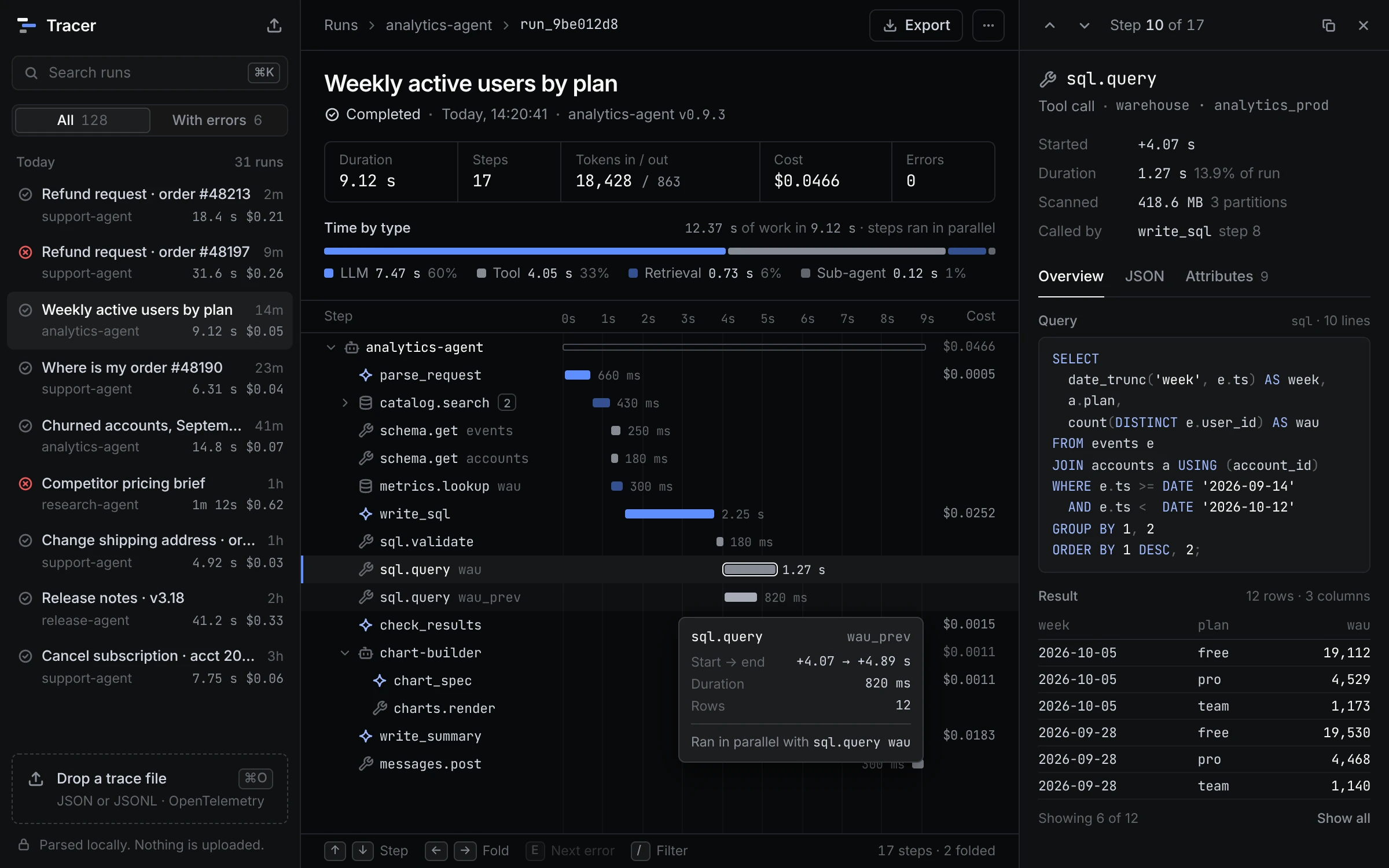 Tracer: Inspector for AI agent runs (2)